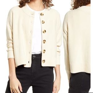 Madewell Broadway Cardigan Sweater, NWT, Large.